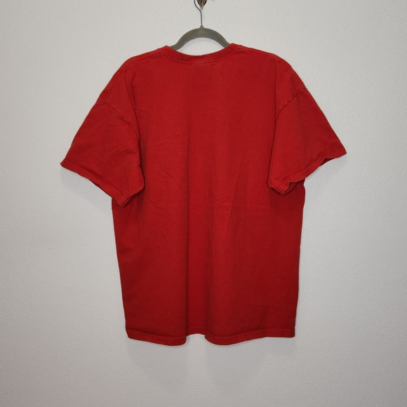 Vintage Nike Swoosh Embroidered XL Silver Gray Tag Red VTG Y2K - Picture 5 of 5